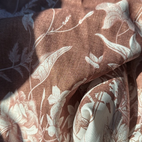 NWT EN SAISON Anthropologie monet puff sleeve square neck midi dress 1X - Picture 8 of 8